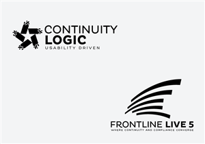 Continuity Logic- Usability Driven  Frontline Live 5  Where continuity and compliance converge | Logo Design by jaime.sp