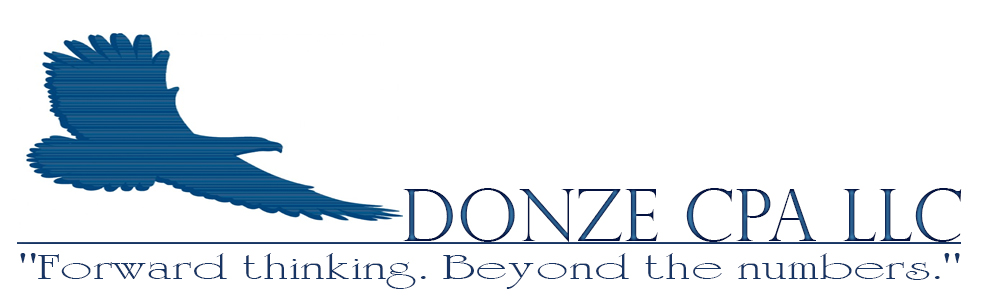 Logo Design by Dome for Donze CPA LLC | Design #5327696