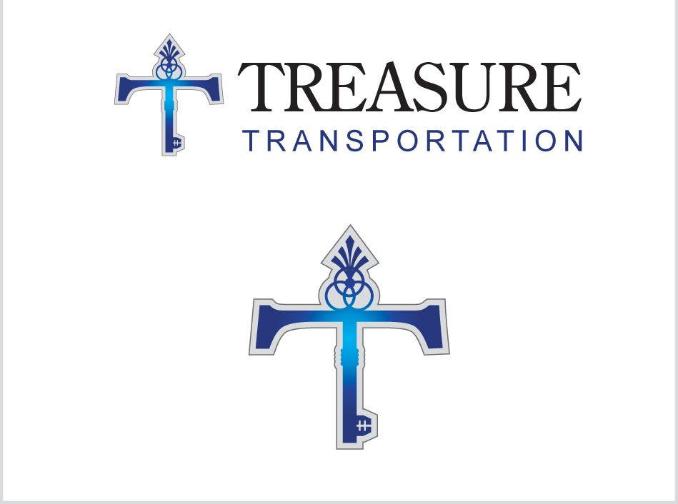 Logo Design by whitepaper for Treasure Transportation, Inc  | Design #1509172