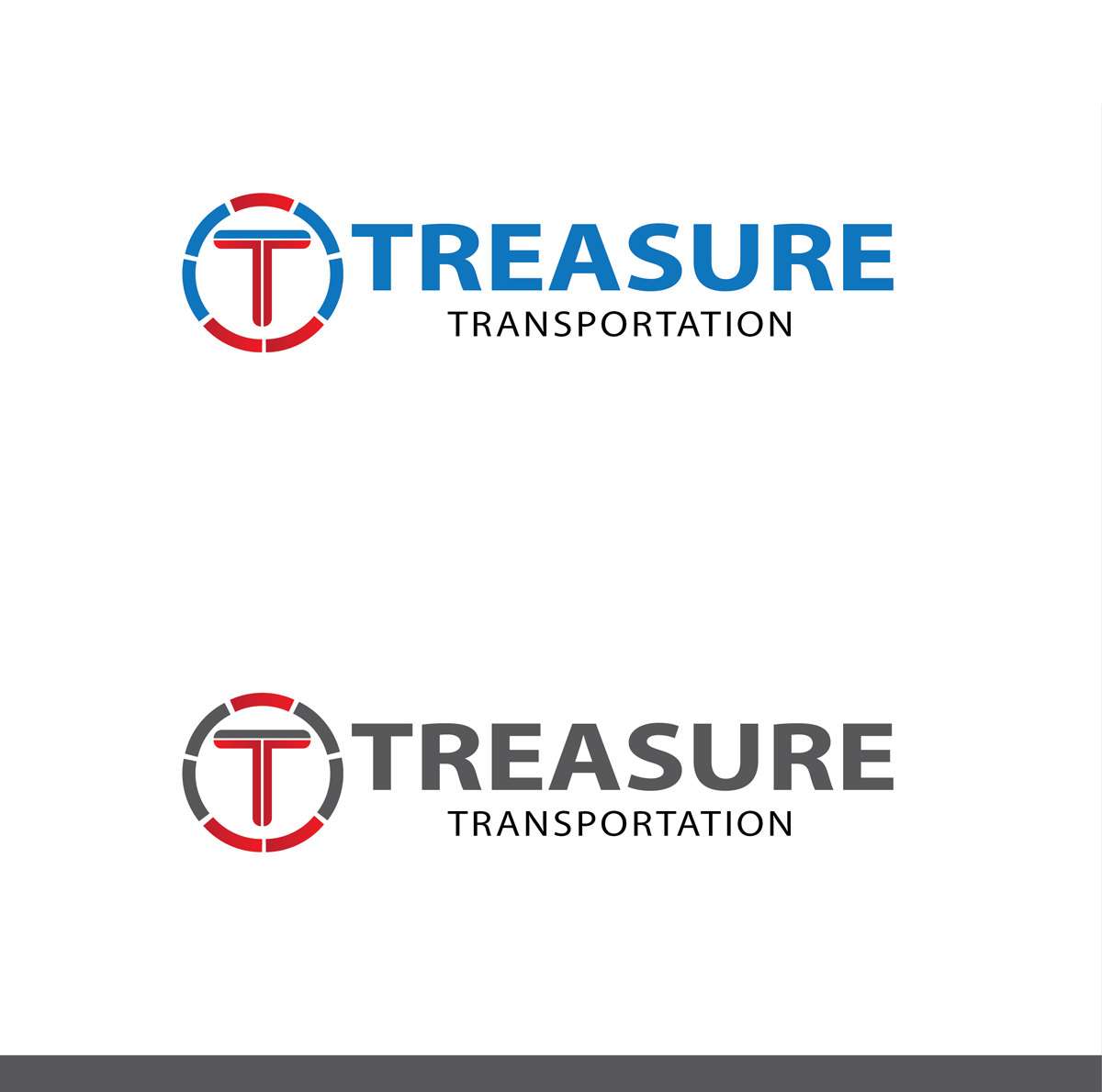 Logo Design by JoyDesigns for Treasure Transportation, Inc  | Design #1495684