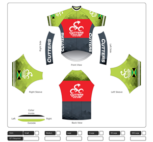 Cutters Cycling Club JERSEY | Graphic Design by Sergio Coelho