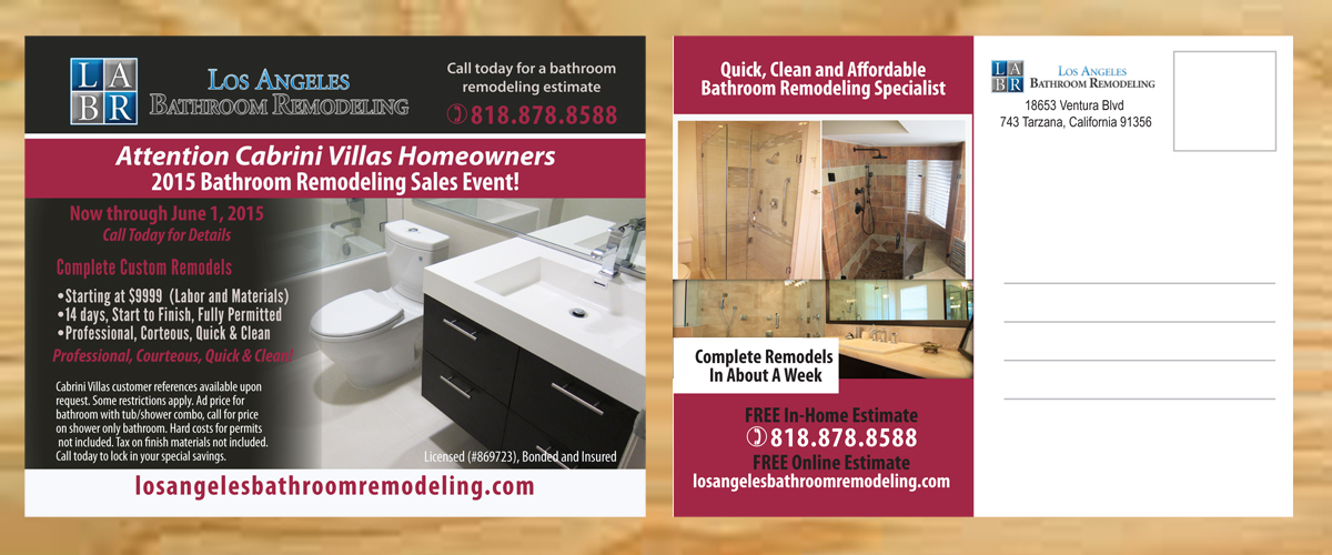 Advertising Postcard Design For A Company By Venus L Penaflor Awesome Remodeling Advertising Advertising Postcard Design For A Company By Venus L Penaflor Awesome Remodeling Advertising