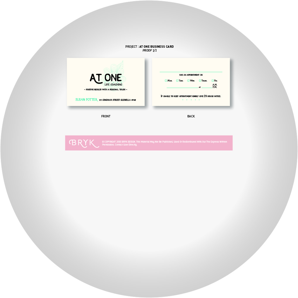 Diseño de Tarjeta de Presentación por iambrittni para este proyecto | Diseño #5331271