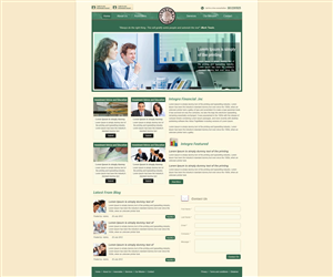 Wordpress Design by Creative1984 for White Canvas Media | Design: #1518169