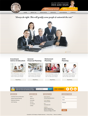 Wordpress Design by Mayank Patel for White Canvas Media | Design: #1496127