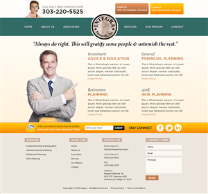 Wordpress Design by Mayank Patel for White Canvas Media | Design: #1501166