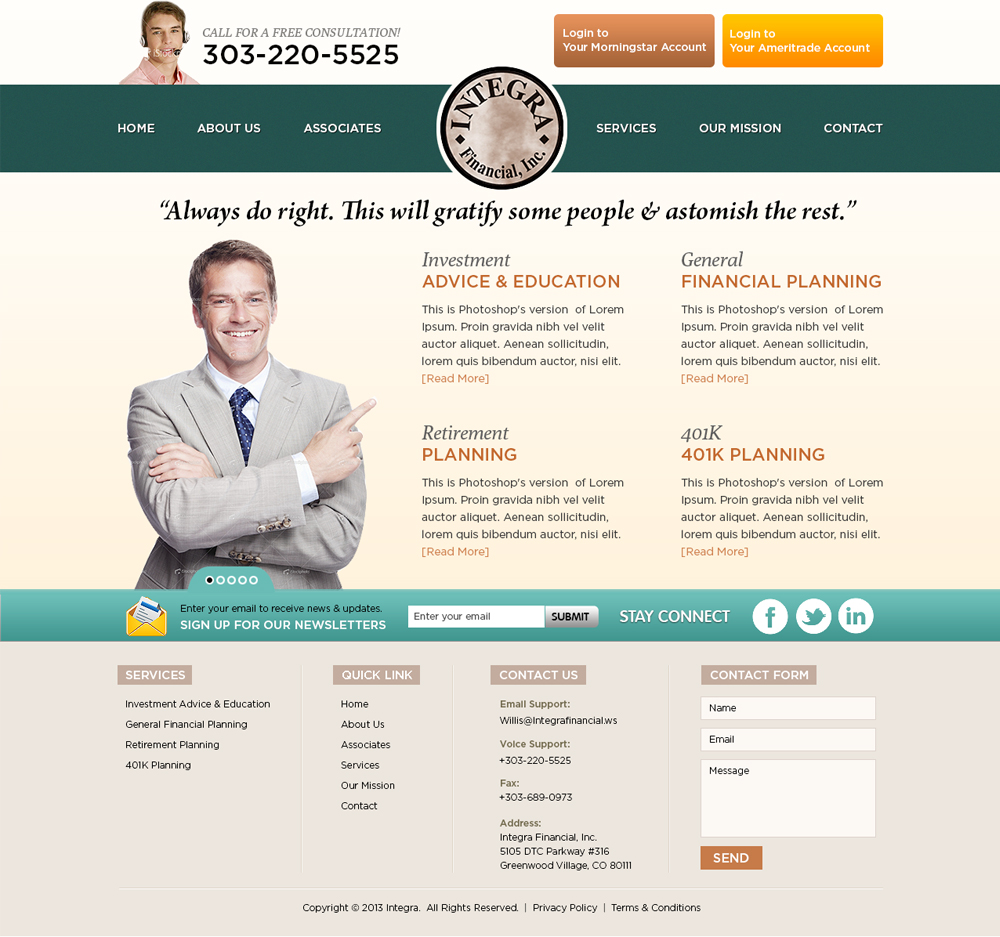 Wordpress Design by Mayank Patel for White Canvas Media | Design #1501179