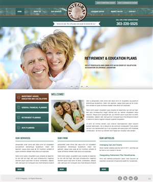 Wordpress Design by pb for White Canvas Media | Design: #1487415