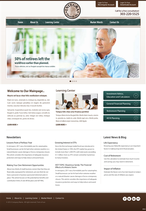 Wordpress Design by pb for White Canvas Media | Design: #1487419