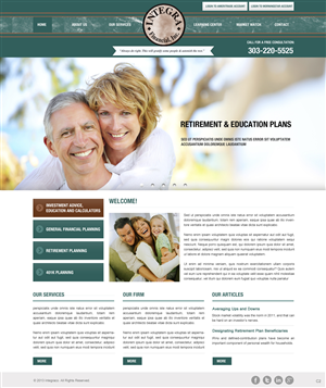 Wordpress Design by pb for White Canvas Media | Design: #1489737
