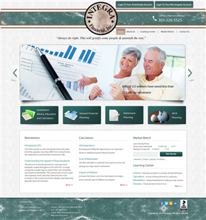 Wordpress Design by pb for White Canvas Media | Design: #1489740