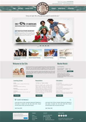 Wordpress Design by pb for White Canvas Media | Design: #1489744