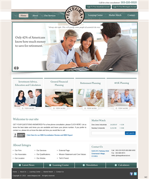 Wordpress Design by pb for White Canvas Media | Design: #1489746