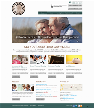 Wordpress Design by pb for White Canvas Media | Design: #1496879