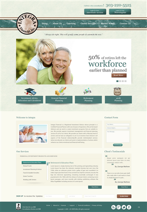 Wordpress Design by pb for White Canvas Media | Design: #1510352