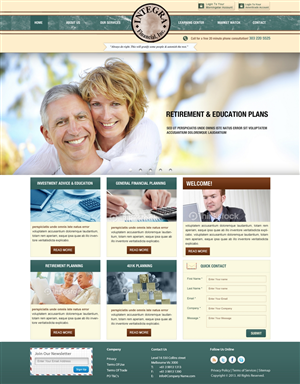 Wordpress Design by pb for White Canvas Media | Design: #1514905