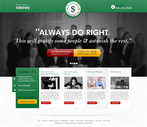Wordpress Design by the-lion-king for White Canvas Media | Design: #1492505