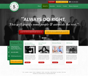 Wordpress Design by the-lion-king for White Canvas Media | Design: #1501068