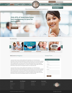 Wordpress Design by OM for White Canvas Media | Design: #1502469
