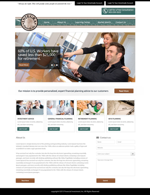 Wordpress Design by OM for White Canvas Media | Design: #1506335