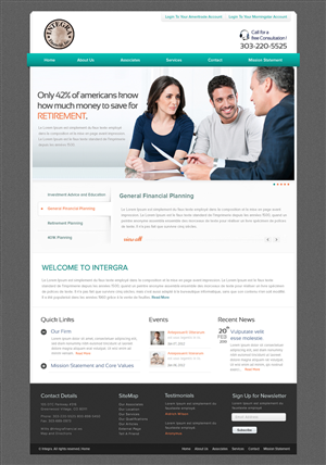 Wordpress Design by OM for White Canvas Media | Design: #1506342