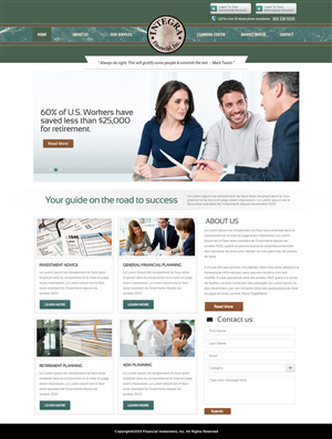 Wordpress Design by OM for White Canvas Media | Design: #1513967