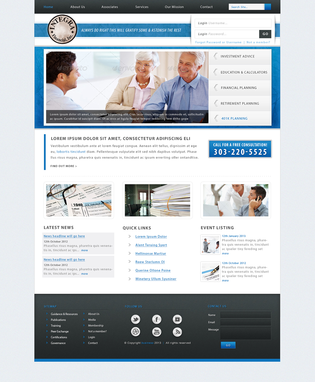 Wordpress Design by tinthumb for White Canvas Media | Design #1486387