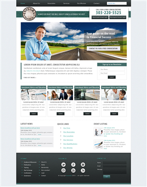 Wordpress Design For Financial Investment Company | Wordpress Design by tinthumb