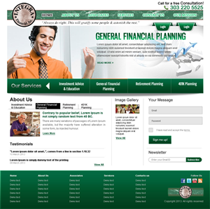 Wordpress Design by Vblue for White Canvas Media | Design #1550219