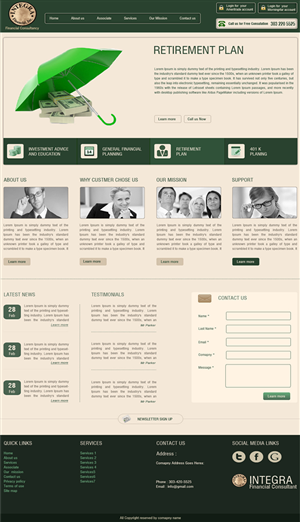 Wordpress Design by Harpreet Singh for White Canvas Media | Design: #1510443