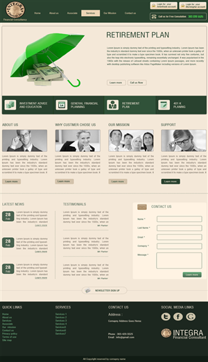 Wordpress Design by Harpreet Singh for White Canvas Media | Design: #1510455