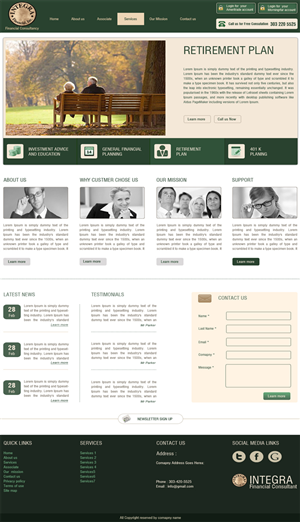 Wordpress Design by Harpreet Singh for White Canvas Media | Design: #1510470