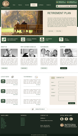 Wordpress Design by Harpreet Singh for White Canvas Media | Design: #1510477