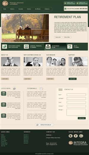 Wordpress Design by Harpreet Singh for White Canvas Media | Design: #1510518