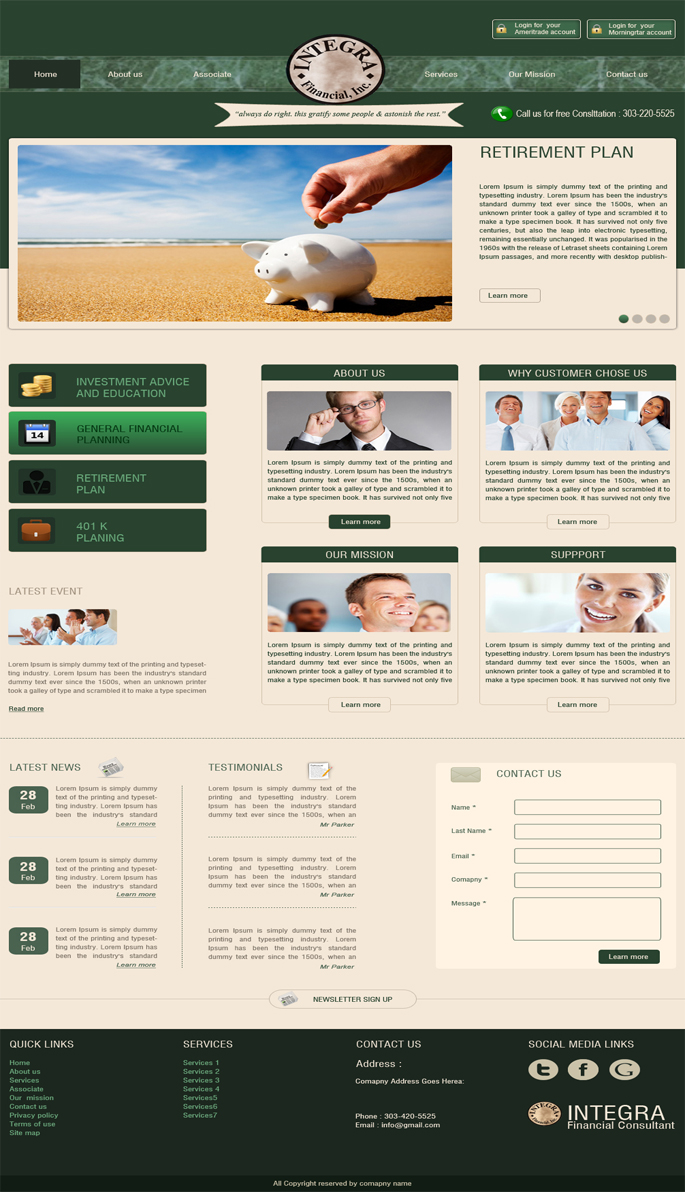 Wordpress Design by Harpreet Singh for White Canvas Media | Design #1514833