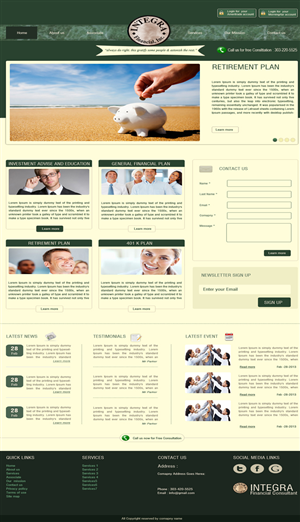Wordpress Design by Harpreet Singh for White Canvas Media | Design #1517561