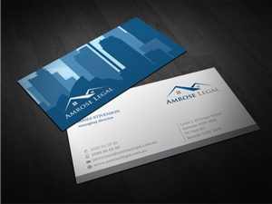 New property law firm needs contemporary business card design  | Visitenkarten-Design von Atvento Graphics