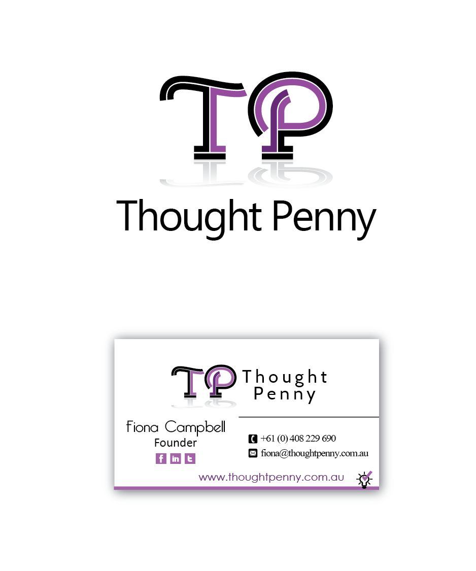 Logo Design by PureDesign for Thought Penny | Design #5446266