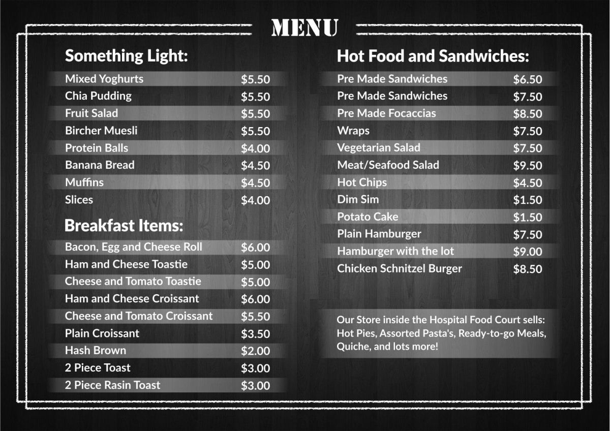 Menu Design by Danang Prastiawan for this project | Design #5334164
