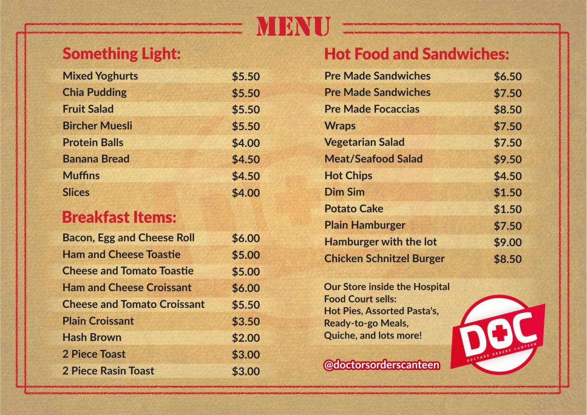 Menu Design by Danang Prastiawan for this project | Design #5337905