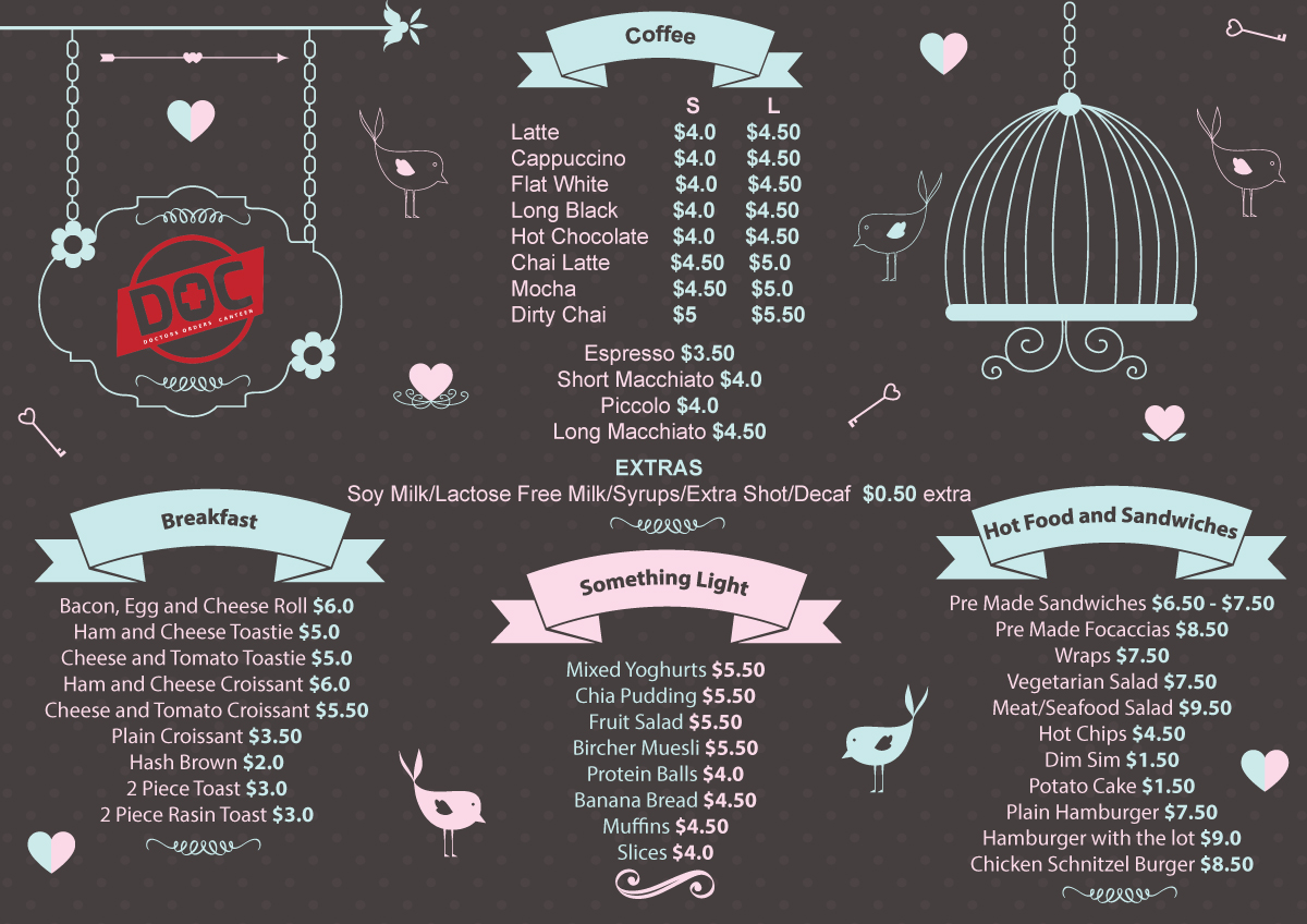 Menu Design by Selda for this project | Design #5355832