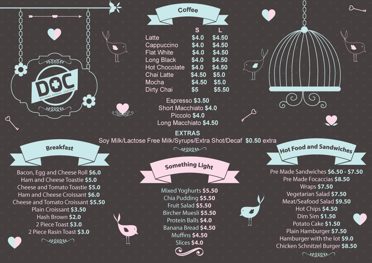Menu Design by Selda for this project | Design #5355835