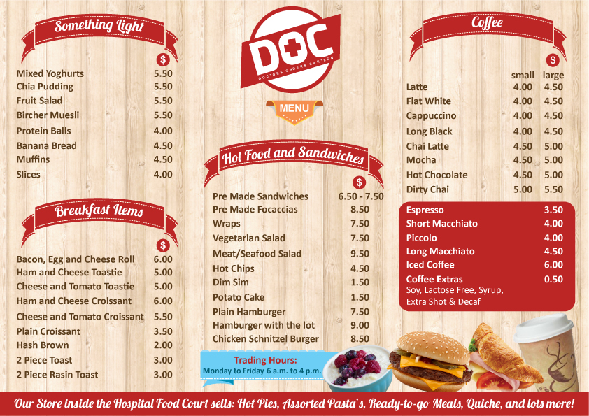 Menu Design by Parul for this project | Design #5335114