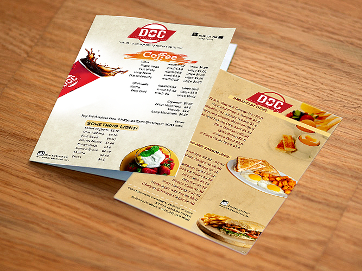 Menu Design by ranjith sree for this project | Design #5339296