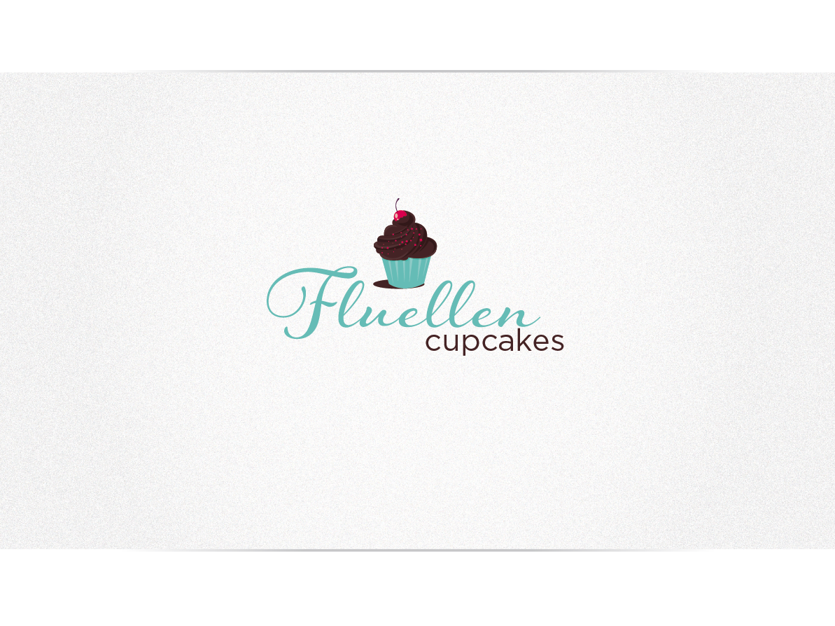Logo Design by Cherry Pop Design for Fluellen Cupcakes | Design #1483749