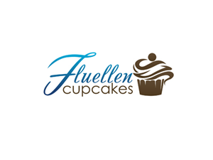 Logo Design by eddy for Fluellen Cupcakes | Design #1496267