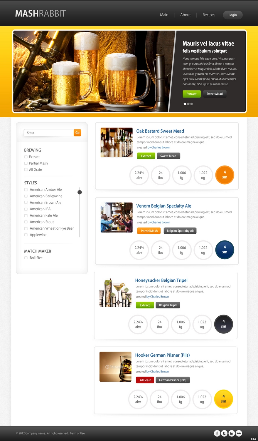 Web Design par pb pour ce projet | Design #1489816
