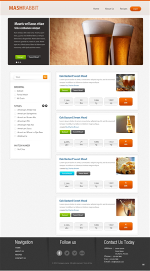 Web Design par pb pour ce projet | Design : #1503036