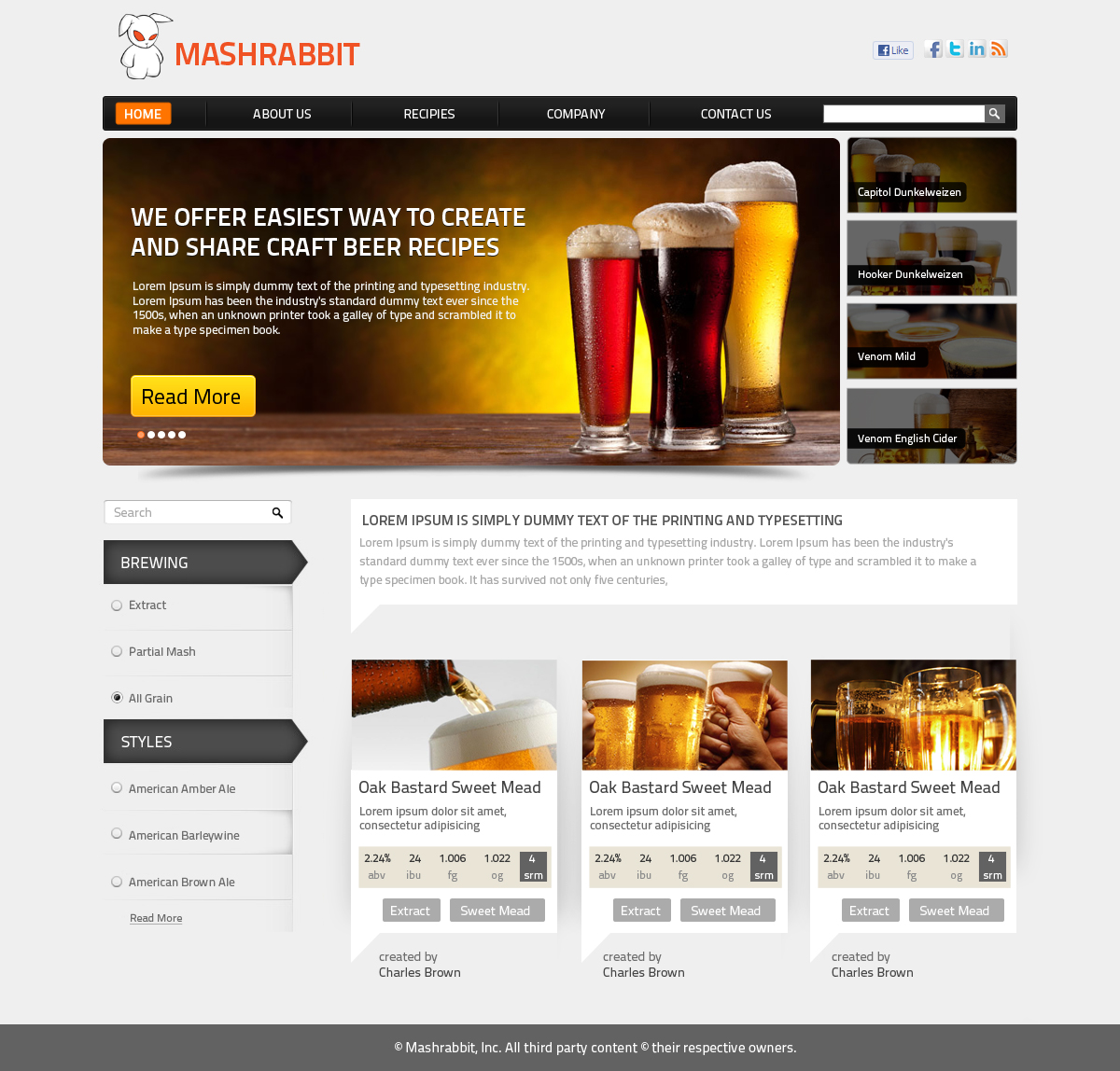 Diseño Web por OM para este proyecto | Diseño #1547556