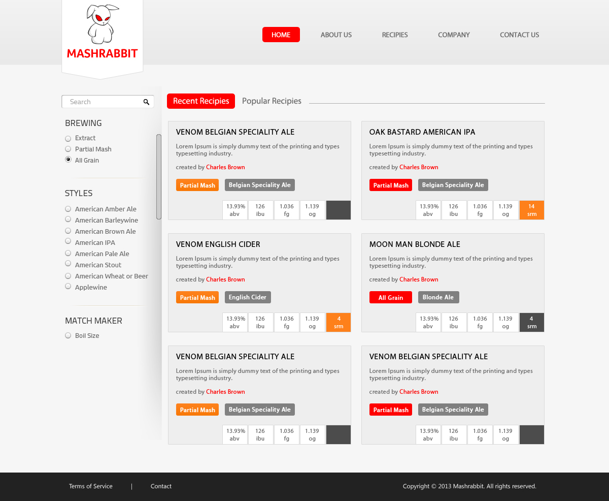 Diseño Web por OM para este proyecto | Diseño #1571896